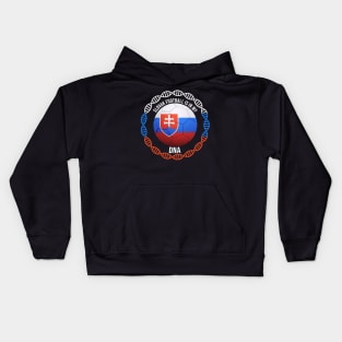 Slovak Football Is In My DNA - Gift for Slovak With Roots From Slovakia Kids Hoodie